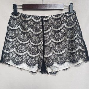 LUSH Black Lace Shorts